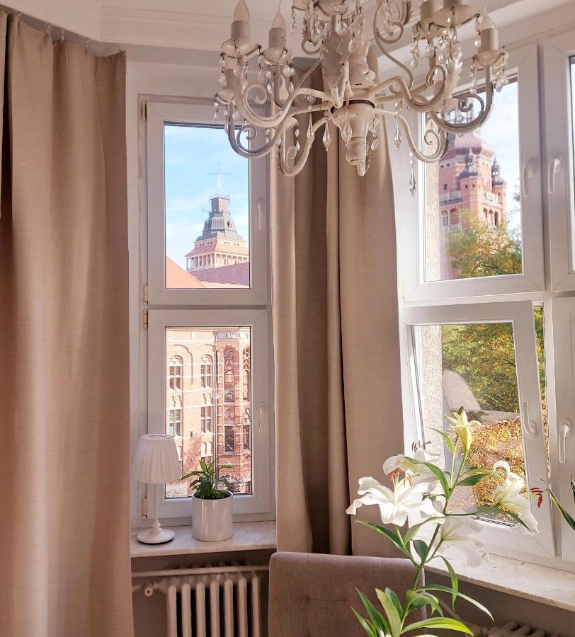 Apartament W Kamienicy W Sercu Miasta Szczecin Waly Chrobrego Exterior foto